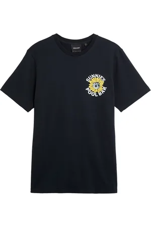 Lyle & Scott Top, Herre, Blå, L, SS T-shirts Sunnies Pool Bar Grafisk T-shirt