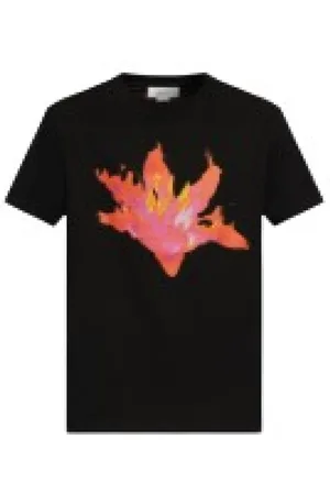 Alexander McQueen Top, Herre, Sort, XL, Bomuld, Afslappet Bomuld T-shirt