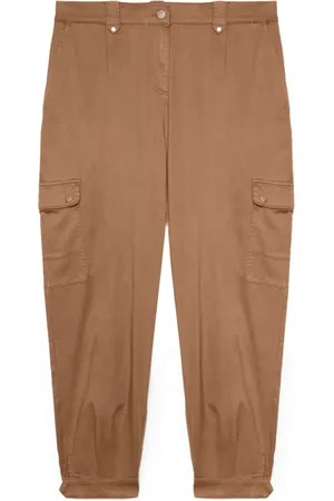 Fiorella rubino Bukser, Dame, Brun, 4XL, Bomuld, Cargobukser