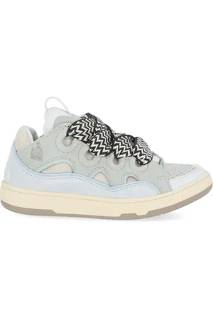 Lanvin Sko, Herre, Blå, 39 EU, Læder, Lyseblå Læder Sneakers