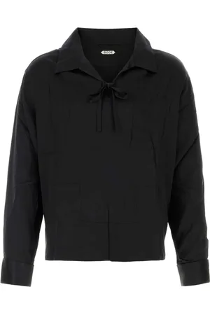 BODE Skjorte, Herre, Sort, M, Satin, Sort Satin Maze Bluse