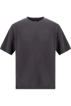 HERNO Top, Herre, Grå, S, Bomuld, T-shirt i superfint bomuld