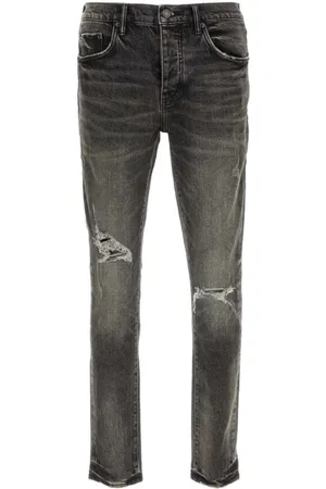 Purple Brand Jeans, Herre, Sort, W33, Bomuld, Skinny Week Old Wash Jeans