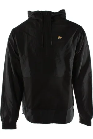 New Era Jakke, Herre, Sort, M, Polyester, Sort Windbreaker Jakke til Mænd