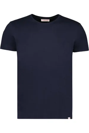 Orlebar Brown Top, Herre, Blå, L, Uld, Herre Stilfuld T-shirt