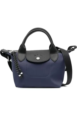 Longchamp Taske, Dame, Blå, ONE SIZE, Hamp, Elegant Navy Energy Mini Håndtaske