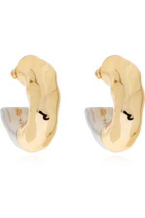Ami Tilbehør, unisex, Gul, ONE SIZE, Messing øreringe