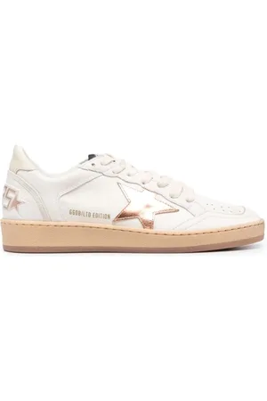 Golden Goose Sko, Dame, Hvid, 39 EU, Uld, Canvas Ball Star Sneakers
