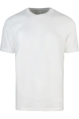 ELEVENTY Top, Herre, Hvid, XL, Bomuld, Hvide T-shirts og Polos med Kontrastkant