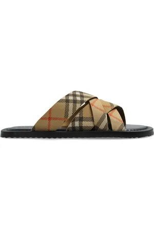 Burberry Sko, Herre, , 41 EU, Læder, Tøfler Pavillon