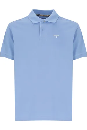 Barbour Top, Herre, Blå, S, Bomuld, Lysblå Bomuldspolo