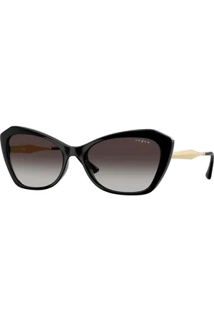 vogue Tilbehør, Dame, Sort, 56 MM, Uld, Stilfulde solbriller i sort gradient