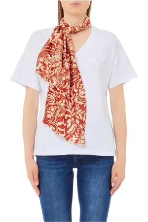 Liu Jo Top, Dame, Hvid, L, Bomuld, Bomuld T-shirt til et stilfuldt look