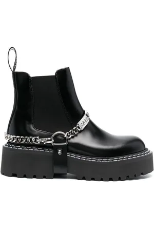 Karl Lagerfeld Sko, Dame, Sort, 40 EU, Tyl, Patrol II k-chain booties