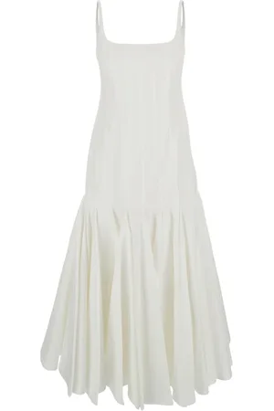 Jacquemus Kjole, Dame, Hvid, S, Bomuld, Hvid Kjole LA Robe Agave