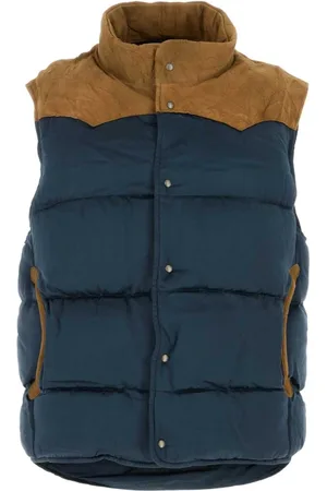 VISVIM Jakke, Herre, Blå, L, Rayon, Blå Rayon Ned Jakke