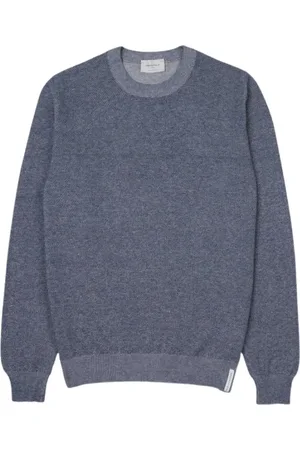 BROOKSFIELD Strik, Herre, Blå, 2XL, Uld, Stilfulde Sweaters Kollektion