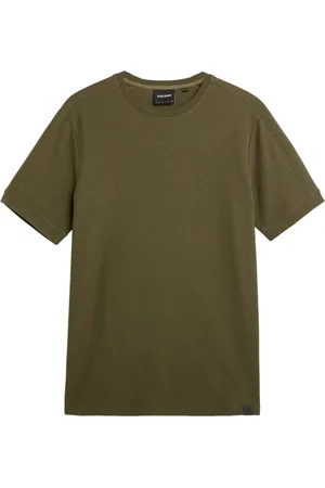 Lyle & Scott Top, Herre, Grøn, M, SS T-shirts Panelled T-shirt