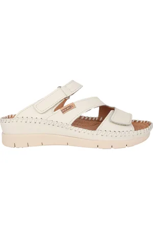 Pikolinos Sko, Dame, , 38 EU, Uld, Stilfuld damesandal - off white