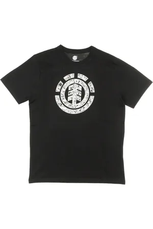 Element Top, Herre, Sort, S, Ikonisk Sort Herre T-shirt
