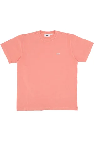 Obey Top, Herre, Lyserød, L, Bomuld, Lyserød Pigment Tee Herre T-shirt