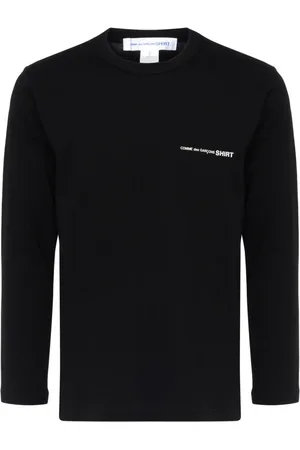 Comme des Garçons Top, Herre, Sort, M, Sort Strik T-shirt til Mænd