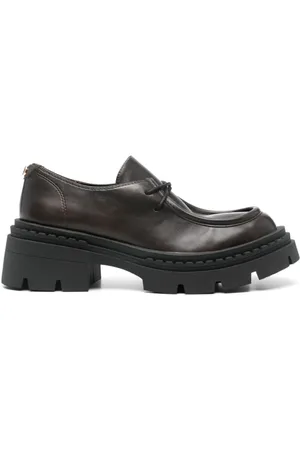 Twin-Set Sko, Dame, Brun, 41 EU, Brune elegante loafers med oval tå