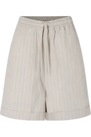 Soeur Shorts, Dame, Grå, S, Bomuld, Stribede Shorts