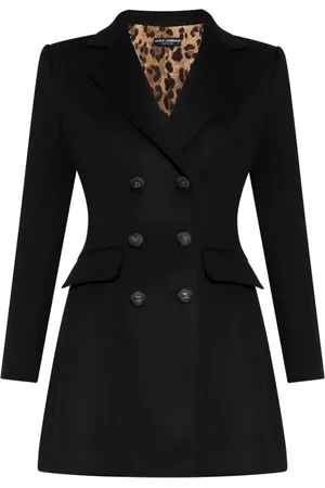 Dolce & Gabbana Jakke, Dame, Sort, XS, Uld, Uldfrakke