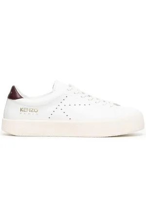 Kenzo Sko, Dame, Hvid, 36 EU, Uld, Hvid Casual Lav Top Sneaker