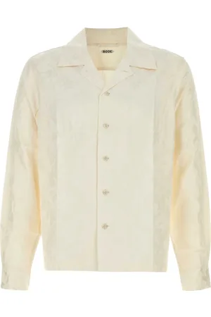 BODE Skjorte, Herre, Gul, XL, Creme Jacquard Fodboldtrøje