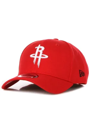 New Era Tilbehør, Herre, Rød, ONE SIZE, Polyester, Houston Rockets Buet Skyggehue