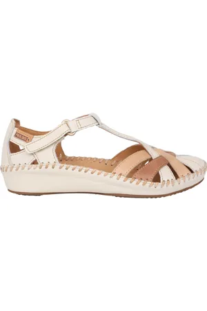 Pikolinos Sko, Dame, , 40 EU, Læder, Off White Kvinders Sandal - Lædersko