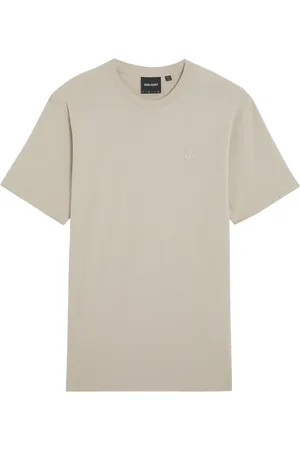 Lyle & Scott Top, Herre, Grå, 2XL, SS T-shirts Superfine T-Shirt