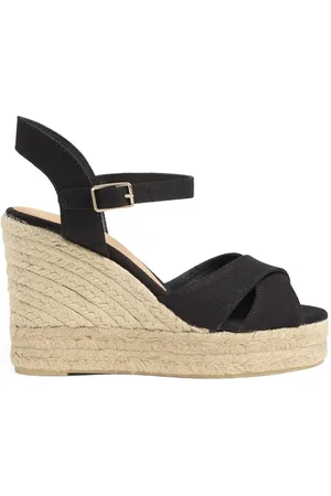Castaner Sko, Dame, Sort, 39 EU, Bomuld, 11 cm kiler