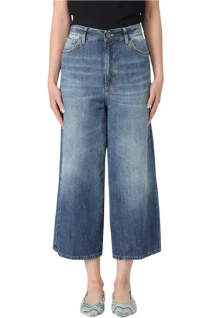 PT01 Jeans, Dame, Blå, W32, Uld, Blå Jeans til Stilfulde Outfits