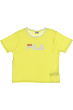 Fila Top, Dame, Gul, S, Limelight Kvinders Cropped Tee
