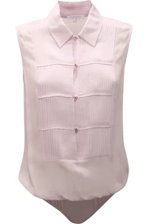 Patrizia Pepe Top, Dame, Lyserød, XS, Seashell Lilac Wo Skjorte Body