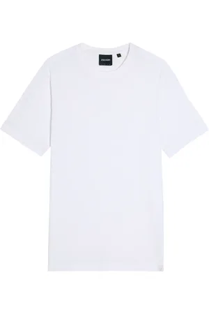 Lyle & Scott Top, Herre, Hvid, XS, SS T-shirts Panelled T-shirt