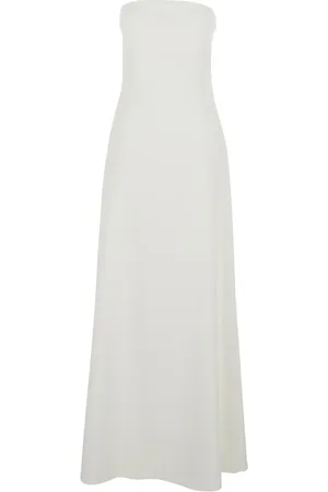 Jacquemus Kjole, Dame, Hvid, XS, Hvid Bustier Kjole