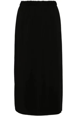 FORTE FORTE Nederdel, Dame, Sort, XS, Sort Cady Crepe Stretch Blyant Nederdel