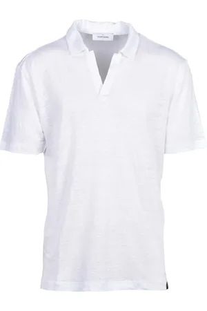 Gran Sasso Top, Herre, Hvid, 2XL, Linned, Linned Polo