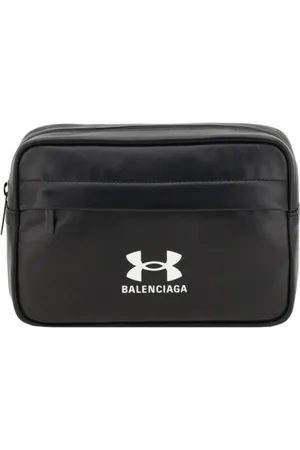 Balenciaga Taske, Herre, Sort, ONE SIZE, Uld, Stilfuldt læder skønhedssag