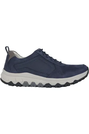Gabor Sko, Herre, Blå, 40 1/2 EU, Blå rullende sneaker til mænd
