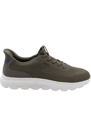 Geox Sko, Herre, Grøn, 43 EU, Uld, Stilfuld Sneaker Saluzzo
