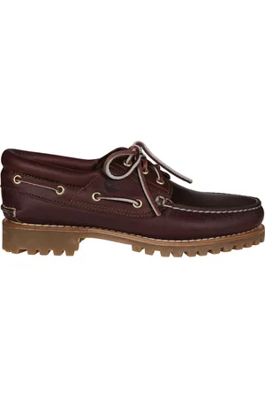 Timberland Sko, Herre, Brun, 41 EU, Uld, Burgundy Bådsko til Mænd