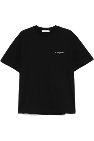 Ih Nom Uh Nit Top, Herre, Sort, M, Bomuld, Sort Bomulds T-shirt med Logo Print