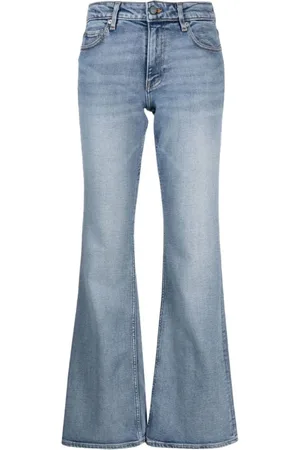 Ganni Jeans, Dame, Blå, W25, Bomuld, Straight Jeans