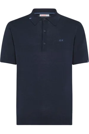 sun68 Top, Herre, Blå, L, Bomuld, Polo Bluser