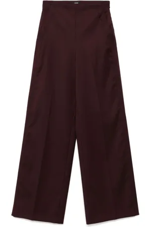 Pinko Bukser, Dame, Brun, XL, Uld, Casual Brun Uld Bukser